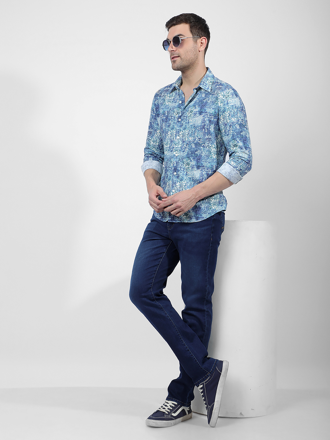 Numero Uno Men Faded Blue Jeans
